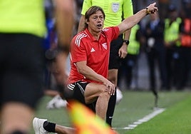 Almeyda, contento con la actitud de su Sevilla FC: «Me gusta que el jugador entregue lo que tiene y lo que no tiene»