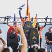 Nía Suardíaz en lo más alto del podio