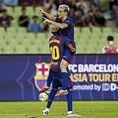 El Barcelona arrasa en su último amistoso en Asia
