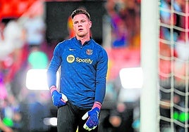 Ter Stegen se rebela contra el 'bullying' de Laporta