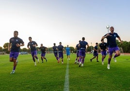 Entrenamiento del CD Unión Malacitano