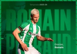 El Betis hace oficial el traspaso de Perraud al Lille