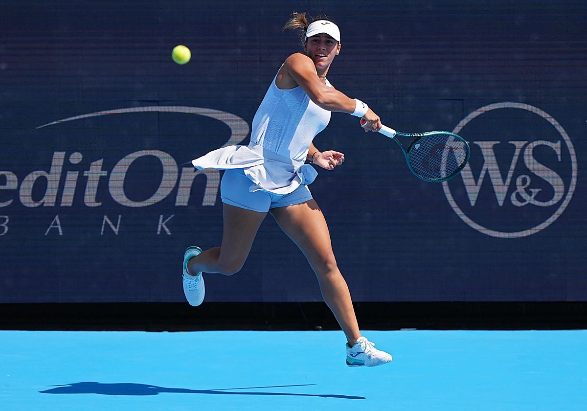 Jessica Bouzas, durante el partido