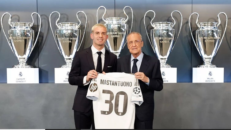 Mastantuono: «Agradezco la conversación que tuve con Luis Enrique, pero elegí el Madrid»