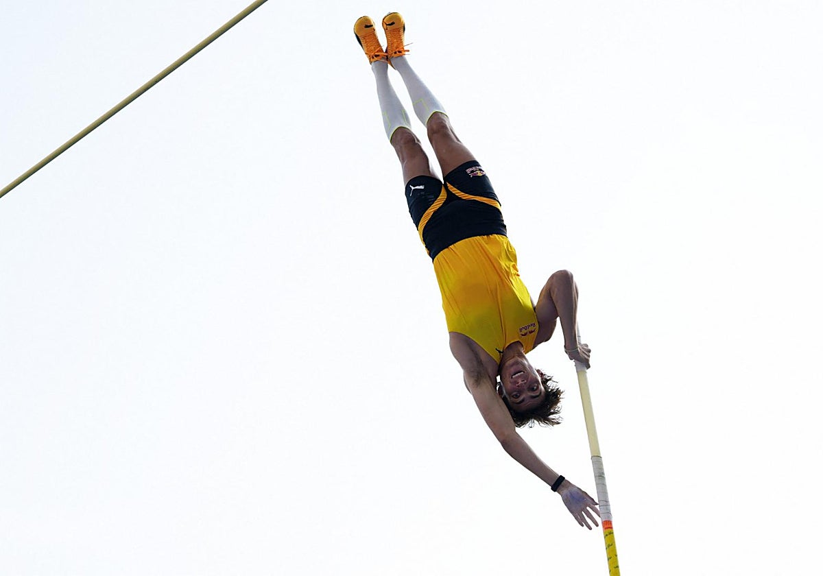 Duplantis, en acción en Polonia