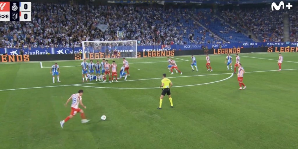 El lío de las barreras: el gol de falta de Julián es totalmente legal