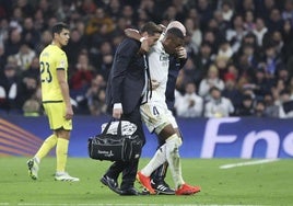 Lesión de David Alaba ante el Villarreal