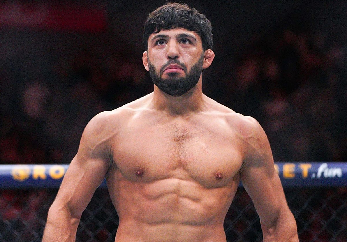 Arman Tsarukyan antes de uno de sus combates