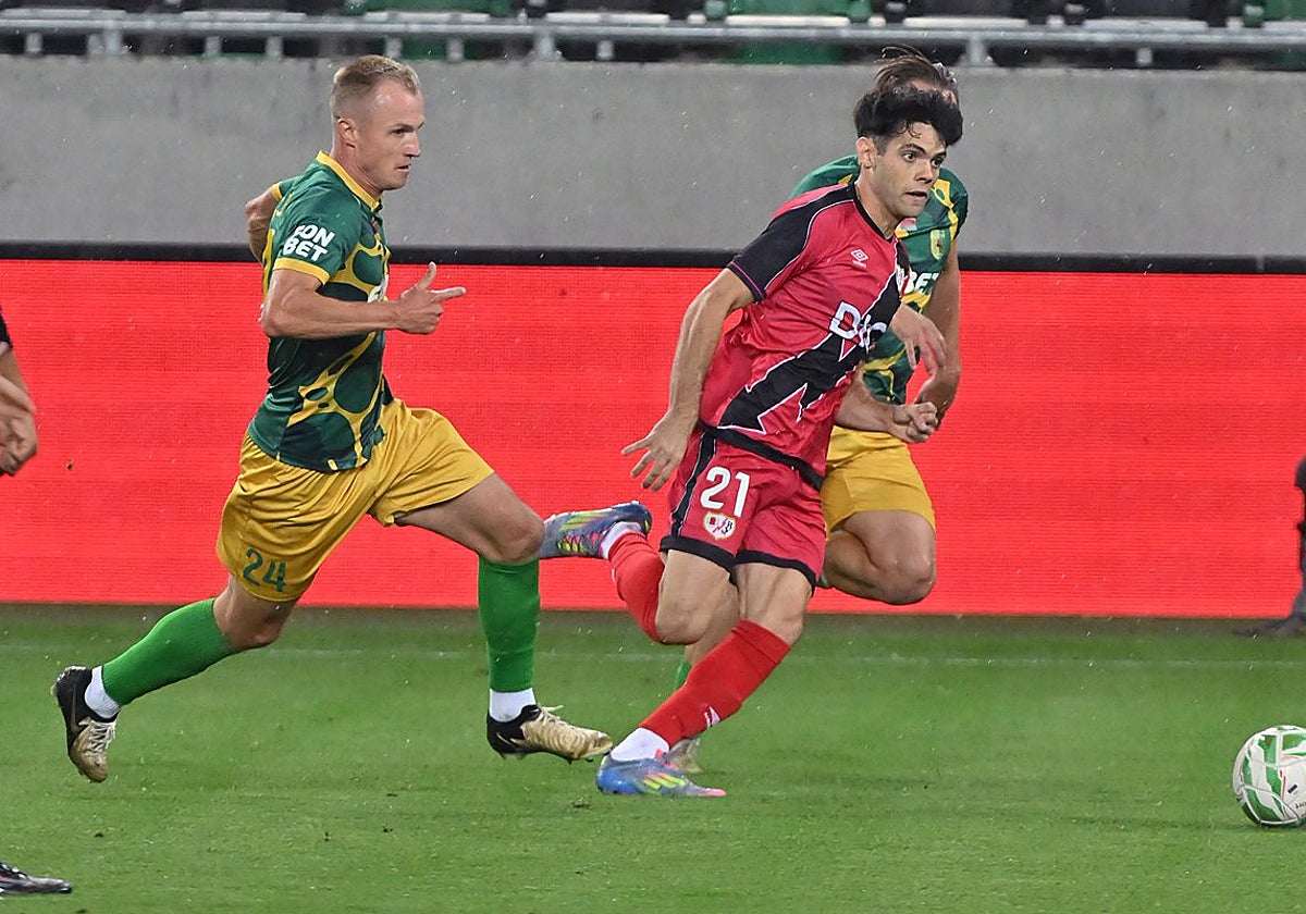 Fran Pérez, en acción