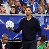 Xabi, sobre la suplencia de Vini: «Son decisiones pensando en el equipo»