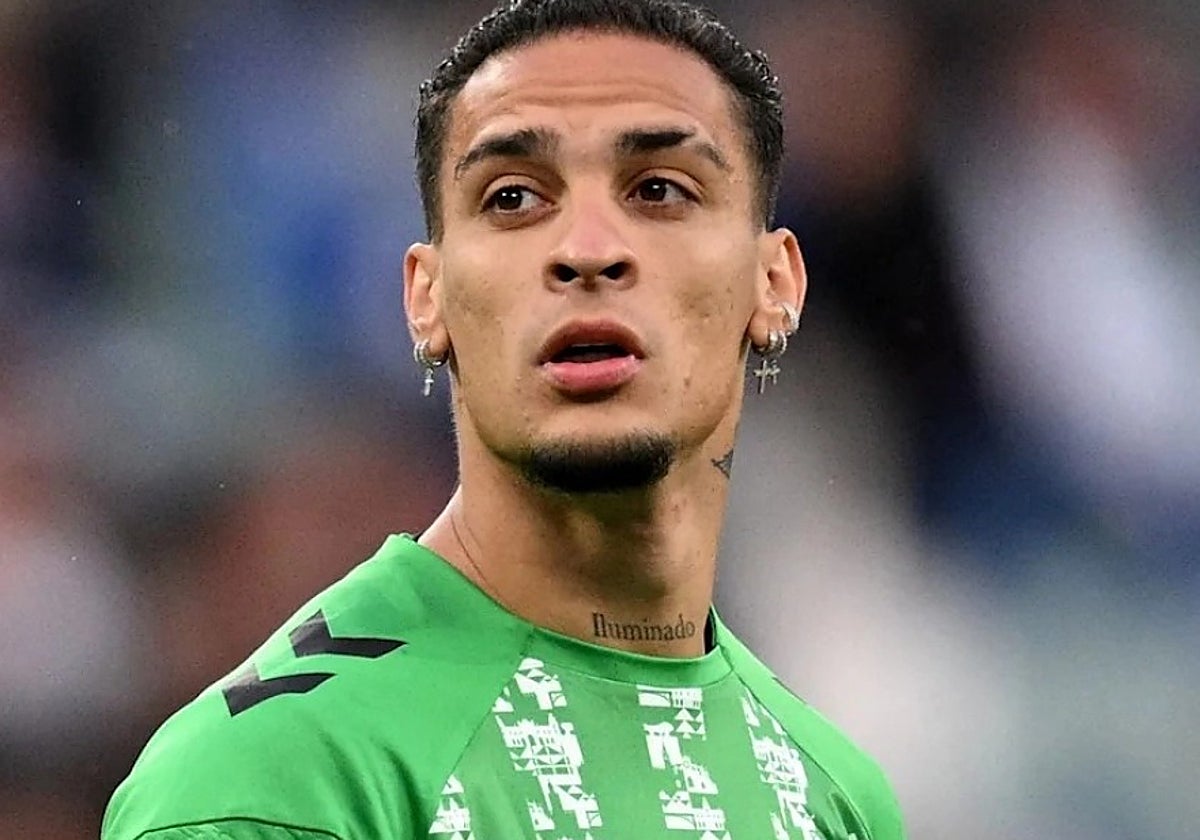 Antony, en un partido con el Betis