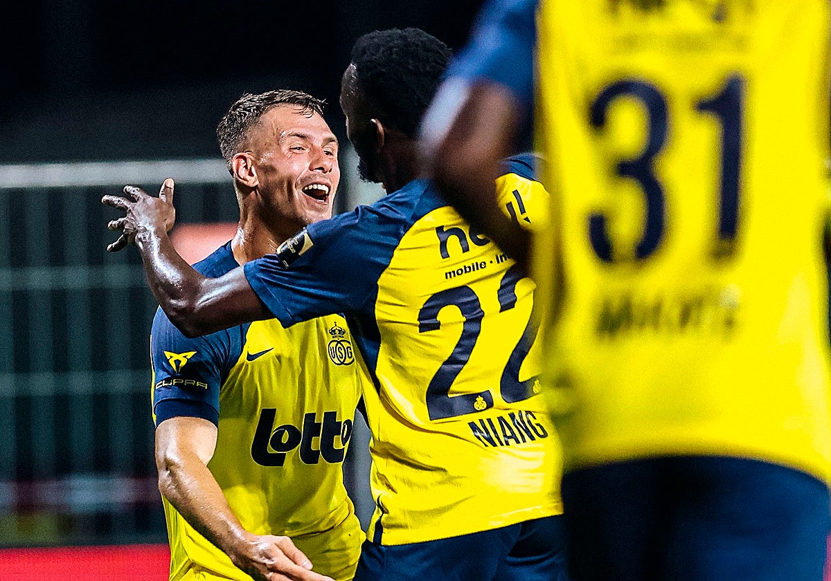 Un partido del Royal Saint Gilloise en la liga belga