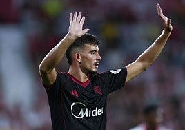 Kike Salas, MVP del Girona - Sevilla: «El gol de un canterano nos alegra más»