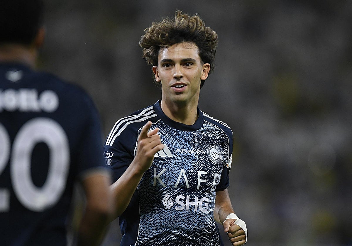 Joao Félix, durante la goleada del Al Nassr en la primera jornada de la liga saudí