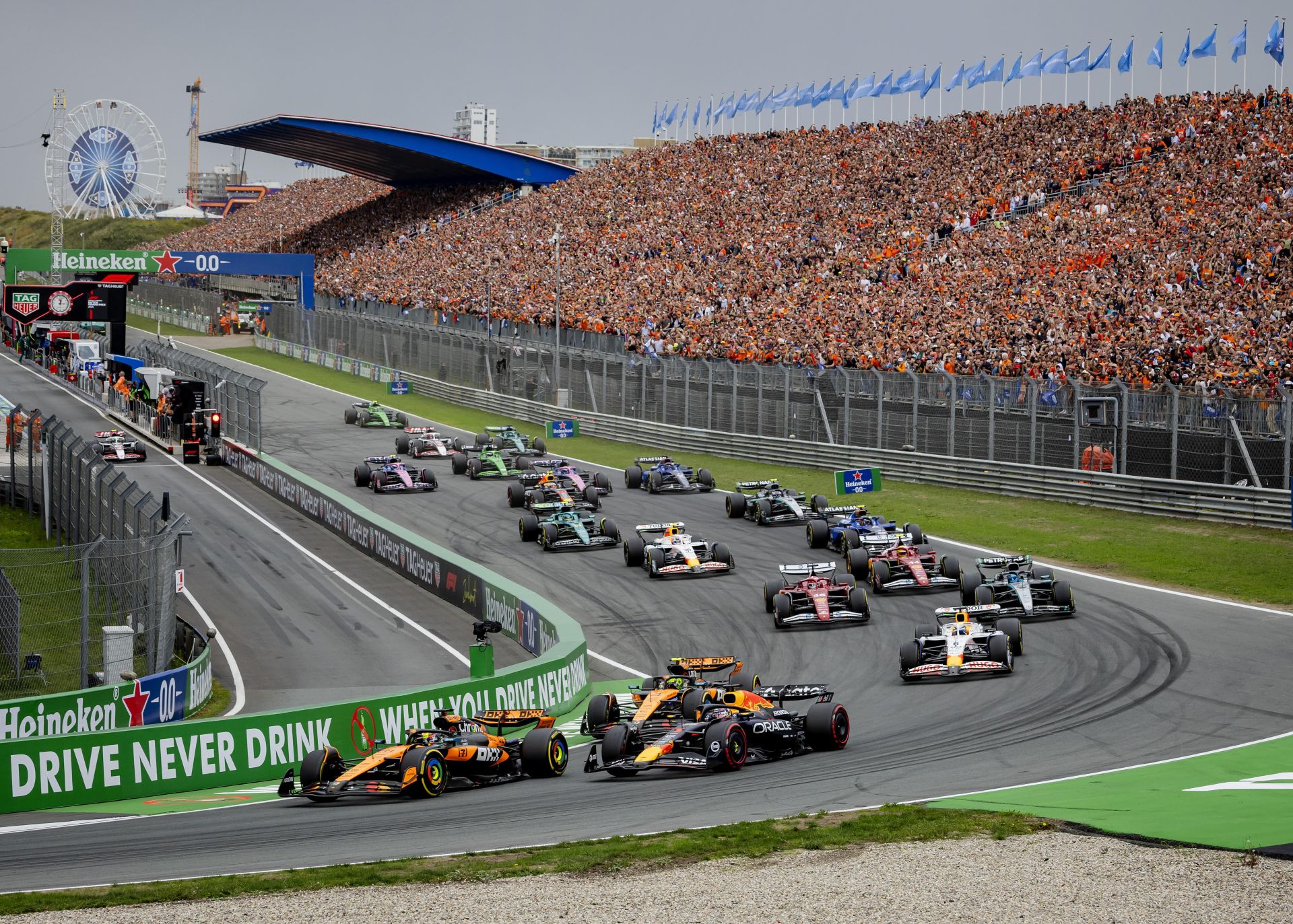 Los monoplazas, en acción