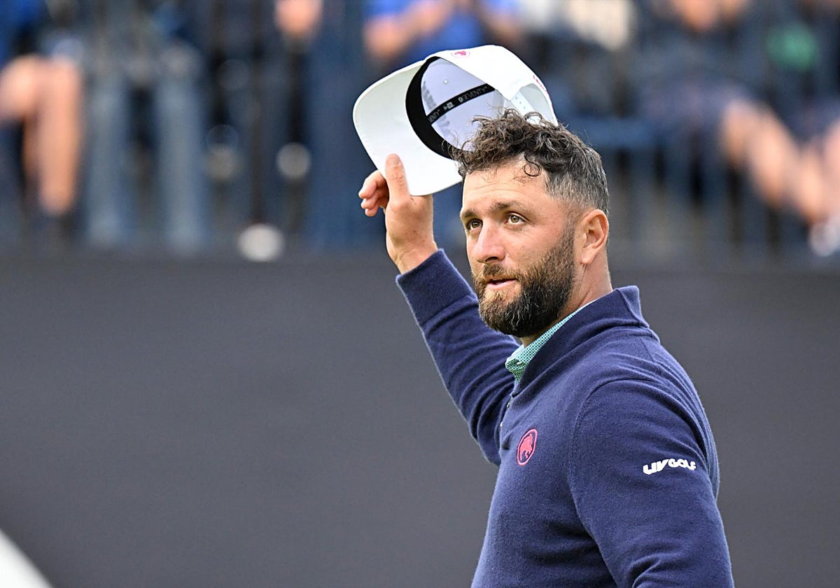 Jon Rahm, durante el pasado Open Británico