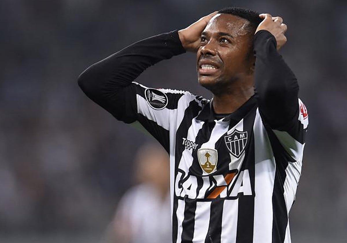 Robinho, durante su etapa como jugador del Atlético Mineiro brasileño en 2017