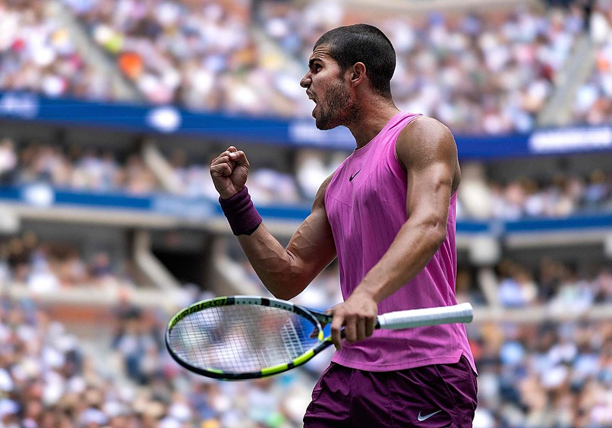 Carlos Alcaraz en el US Open