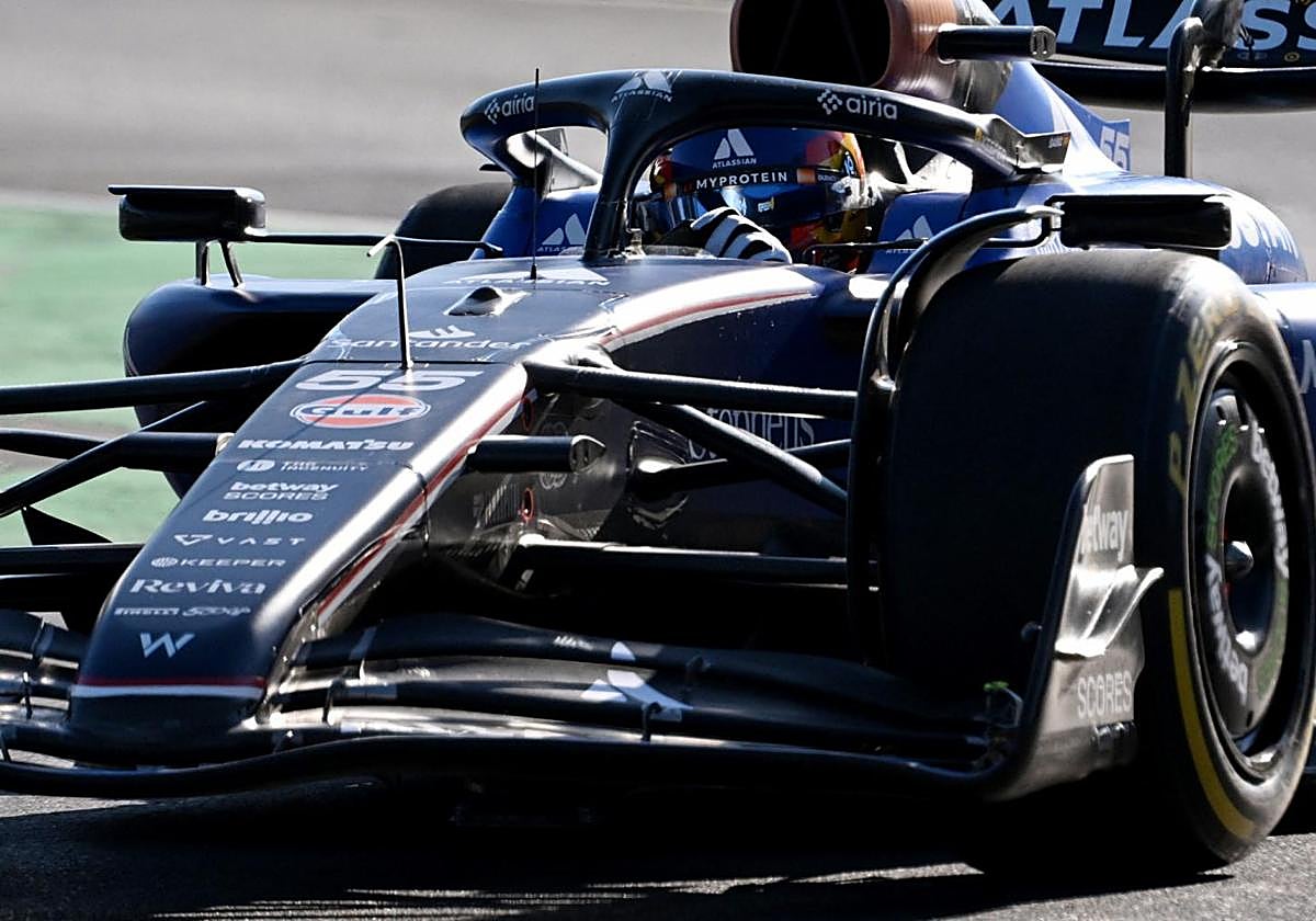 Carlos Sainz, durante los libres en Monza
