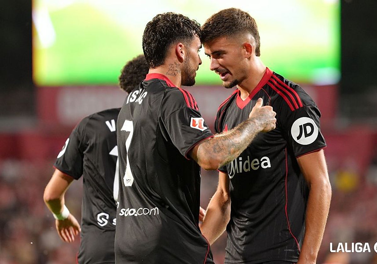 Kike Salas, junto a Isaac