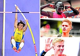 Tres niños se cuelan en la fiesta de los gigantes