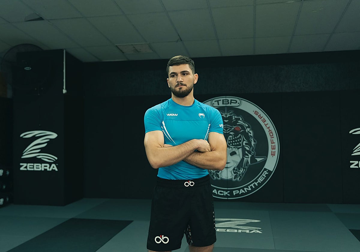 Antonio Fofirca, en el gimnasio The Black Panther