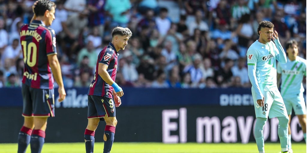 Levante - Betis, las estadísticas del partido