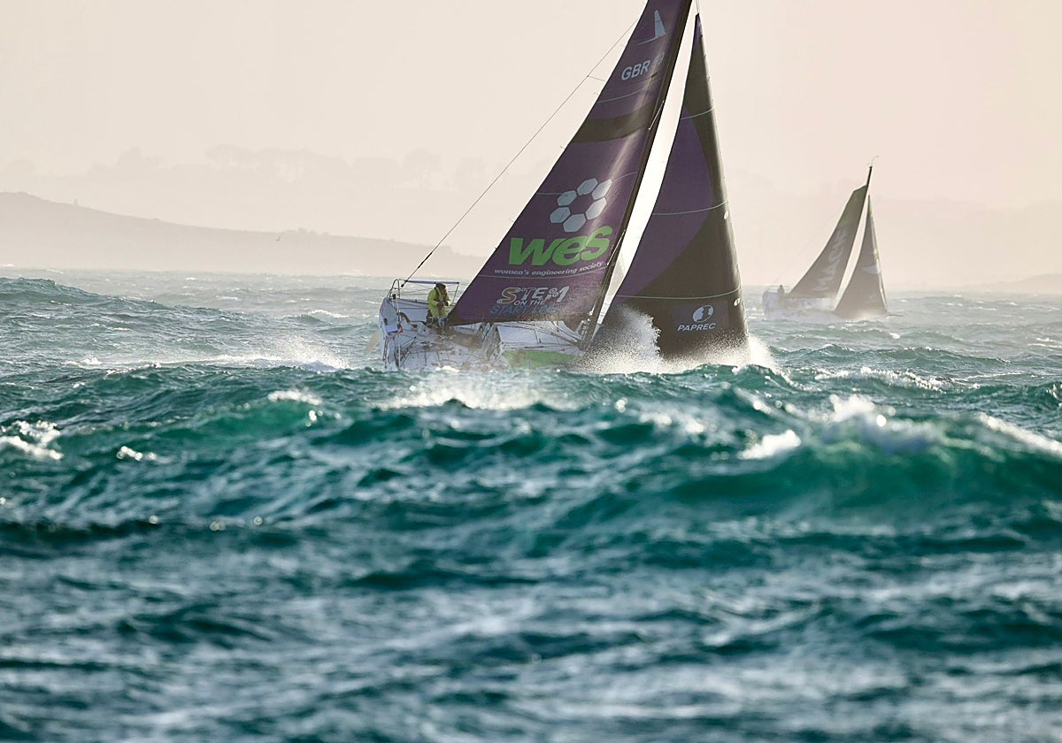 Duras condiciones en la salida de la segunda etapa de la Solitaire du Figaro