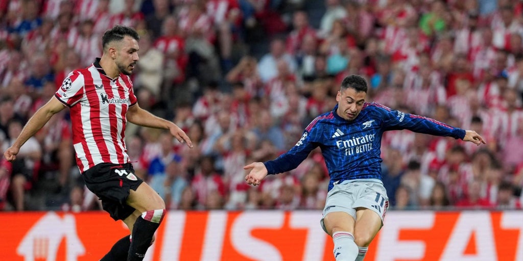 Un vigoroso Athletic se queda corto ante el Arsenal