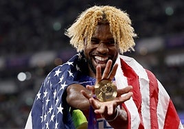 Noah Lyles triunfa en un hermoso 200