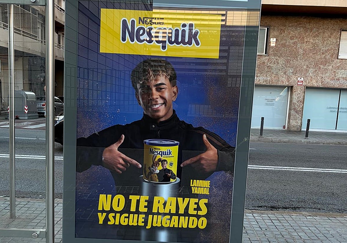 Campaña publicitaria puesta en marcha este martes en Barcelona