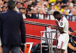 Nianzou, lesión leve: de dos a tres semanas de baja