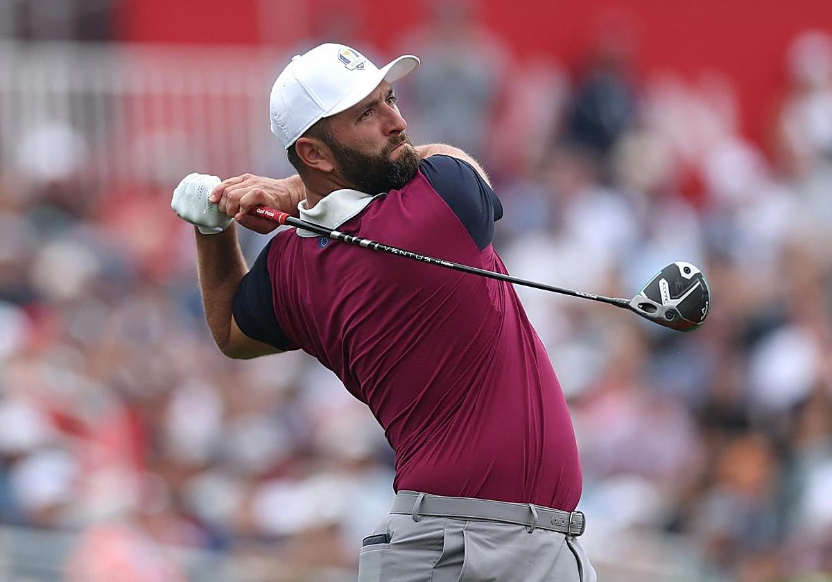 Jon Rahm, entrenándose para la Ryder en Nueva York