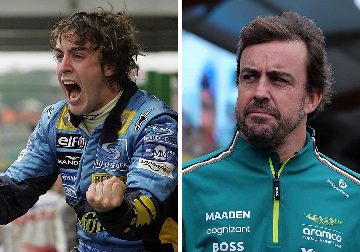 Fernando Alonso, en 2005 y en 2025