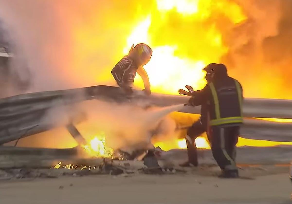 Grosjean volverá a subirse a un Fórmula 1 cinco años después del accidente en el que salió ardiendo