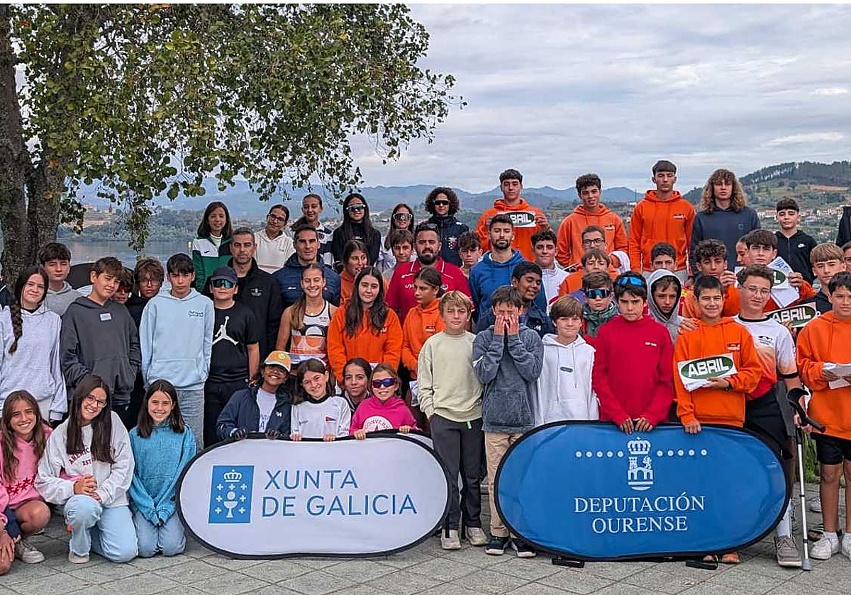 Los participantes en los Clínics en Castrelo de Miño