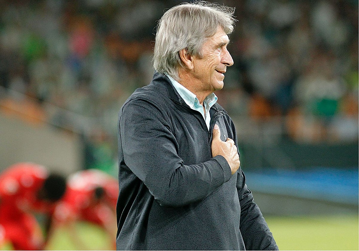 Manuel Pellegrini, en el Betis - Osasuna