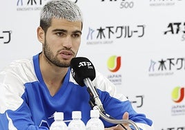 Carlos Alcaraz, baja en el Masters 1.000 de Shanghái por «problemas físicos»
