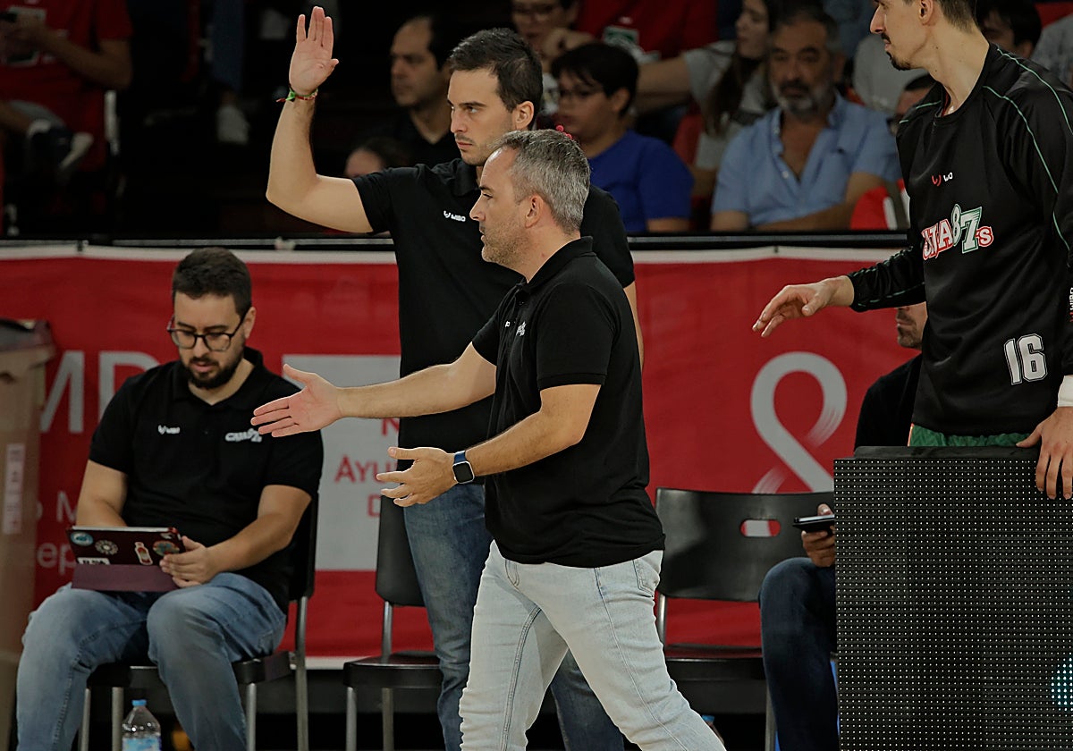 Eloy Ramírez, en el partido contra el Jaén Paraíso Interior del pasado domingo