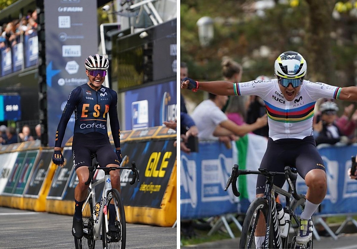 Paula Blasi y Paula Ostiz, en la carrera del Europeo
