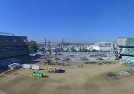 La vieja grada de Preferencia del Villamarín ya es historia