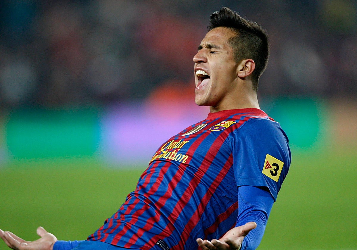 Alexis Sánchez, en su etapa con el Barcelona