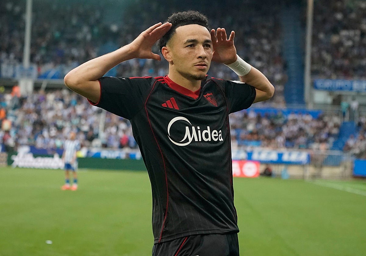Rubén Vargas celebra un gol frente al Deportivo Alavés