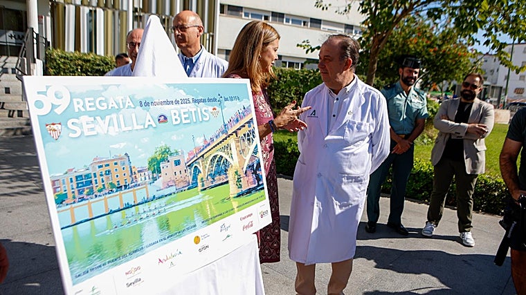 Detalle del cartel de la 59ª Regata Sevilla - Betis