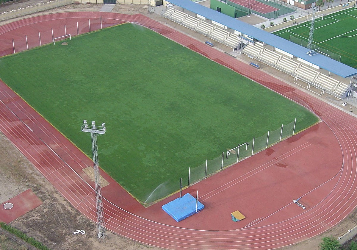 El estadio Sergio León de Palma del Río