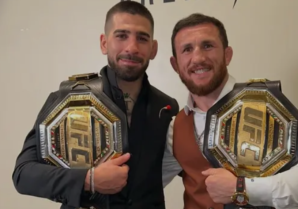 Ilia Topuria y Merab Dvalishvili