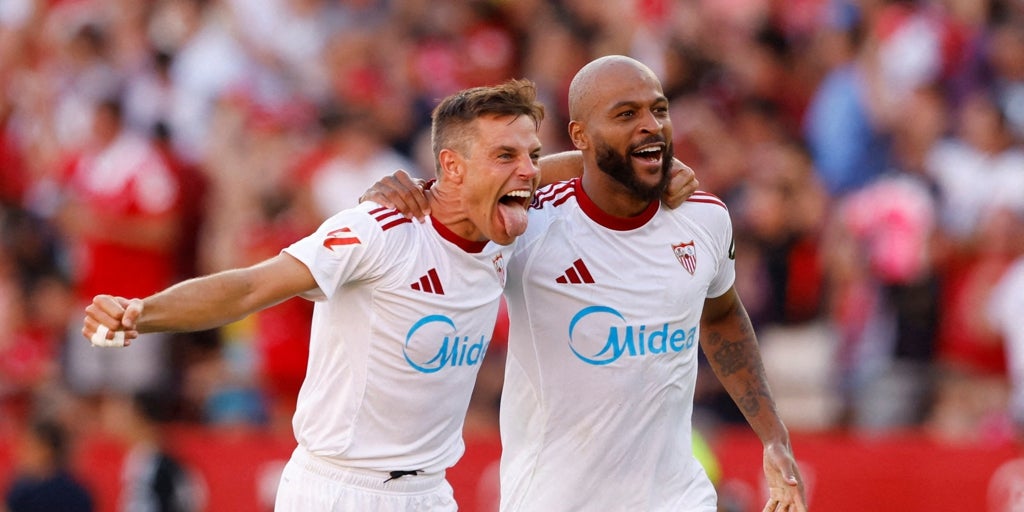 El momento más feliz de Marcao en el Sevilla y por partida doble: su mujer supera un cáncer