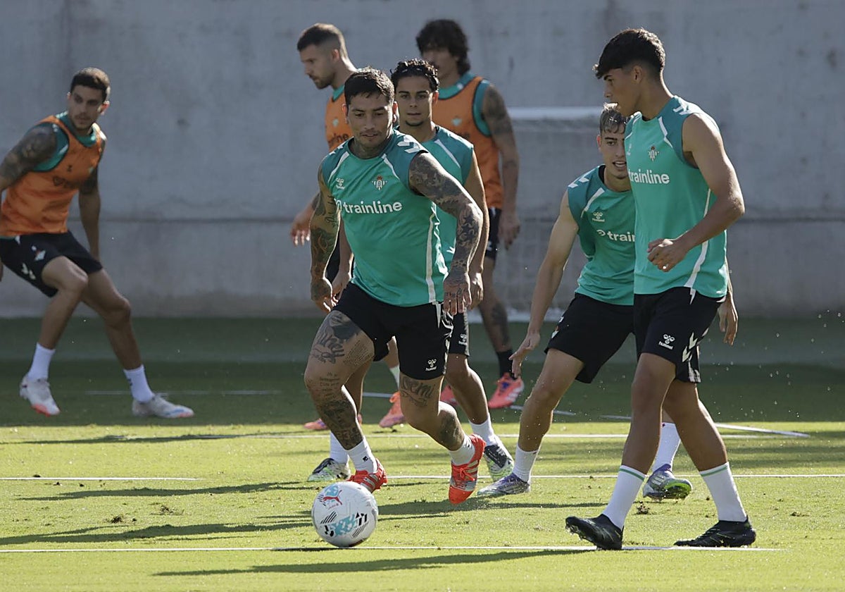 Chimy Ávila, en el entrenamiento