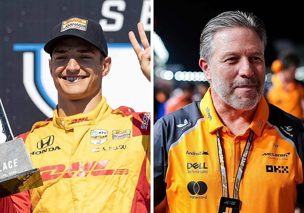 Alex Palou y Zak Brown