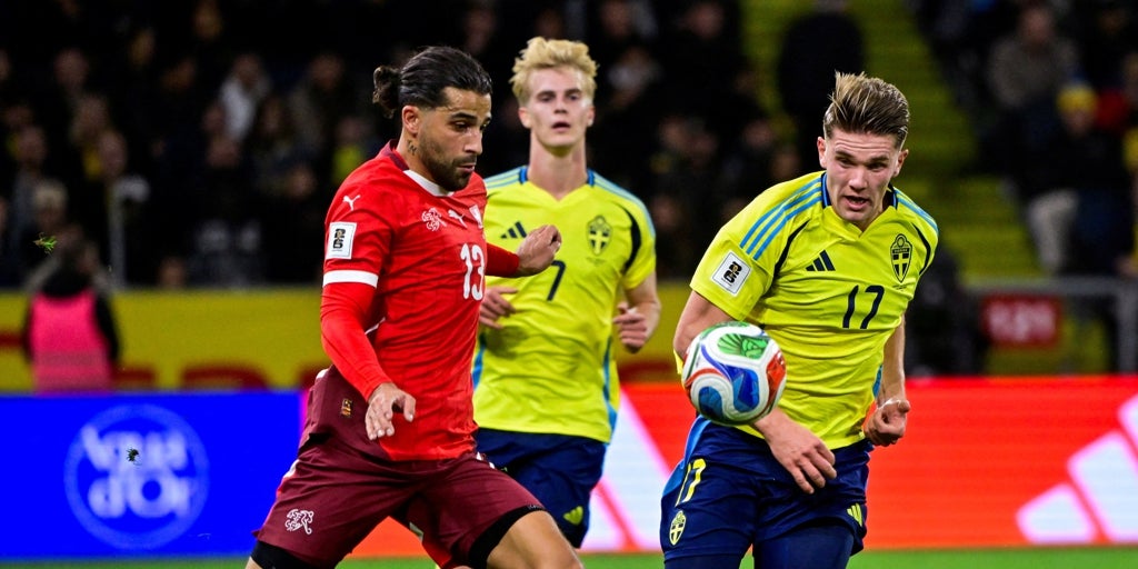Partido completo para Ricardo Rodríguez en el triunfo de Suiza ante Suecia (0-2)